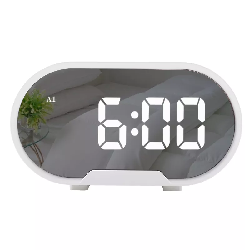 Sveglia a specchio da tavolo a LED da 5,5 pollici